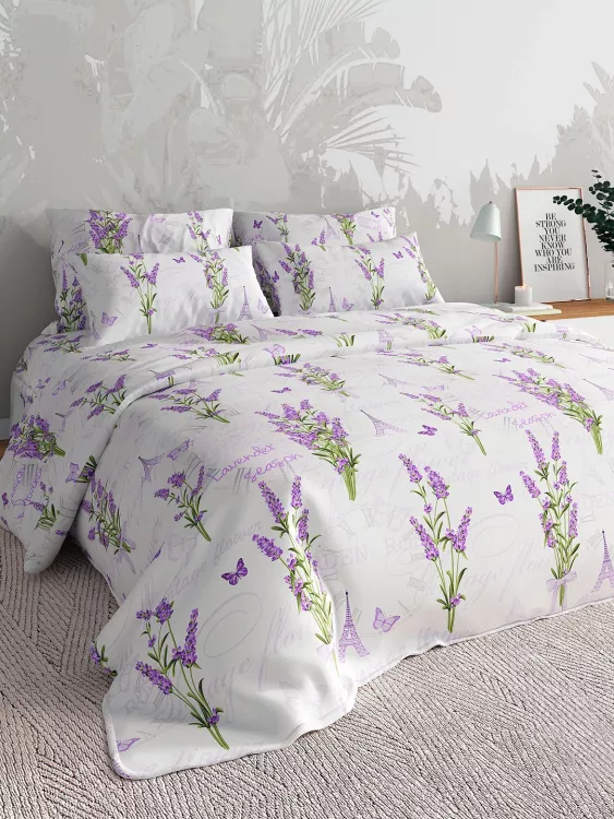 Постельное белье бязь премиум - Лаванда