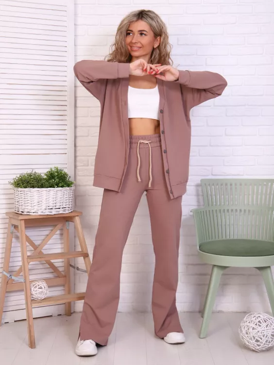 *Костюм женский Ф-5-013д (мокко)