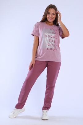 Костюм женский 5-332б (пепельная роза)