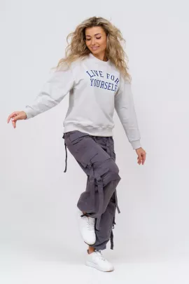 Свитшот Нонс (серый)