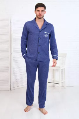 Пижама мужская 9-194е темно-синий джинс последний размер