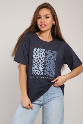 *Футболка женская Ф-2-043в (графит)