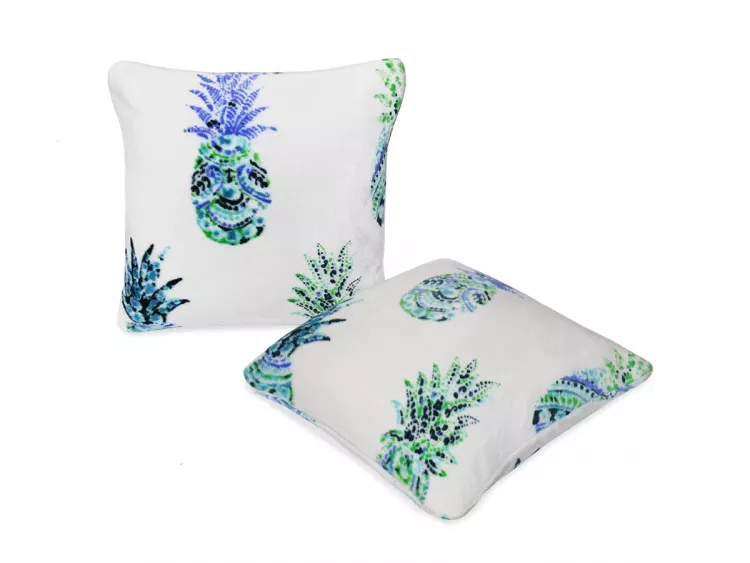 Ананас наволочка декоративная велсофт