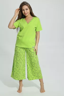 Мурка пижама женская (салатовый)