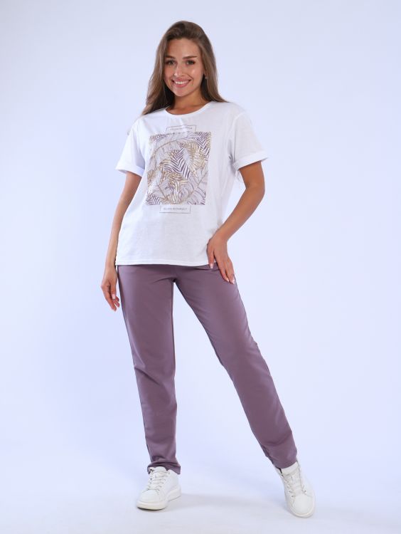 Костюм женский 5-333в (кофейно-серый)