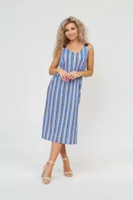 Сарафан 25889-г голубой последний размер