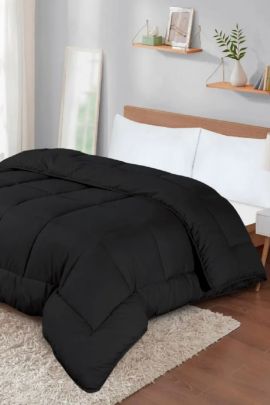 Одеяло всесезонное Relax - Черный однотонный