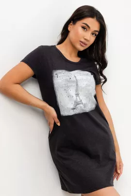 Платье Парижанка синий последний размер