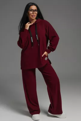  Костюм женский 84656 (бордо)