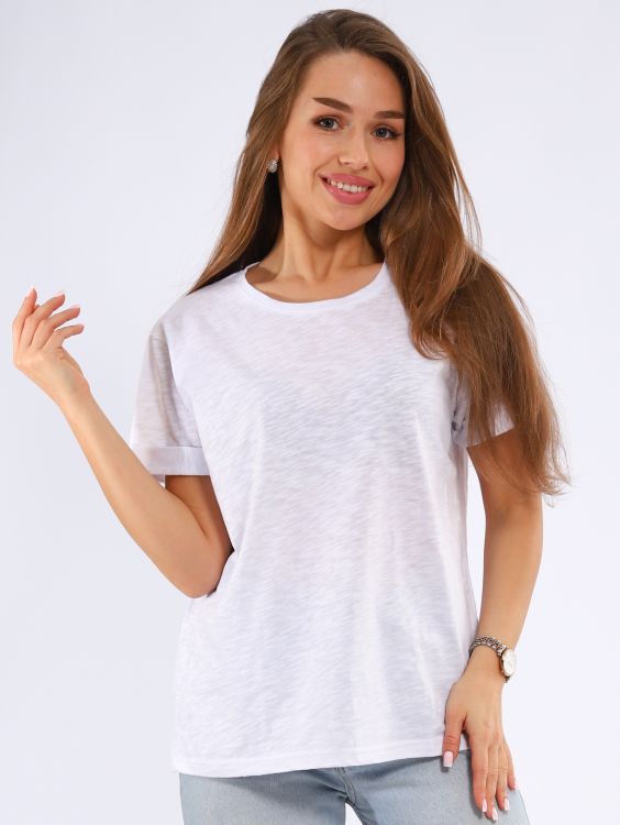 Футболка женская 6-206д (белый)