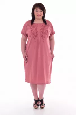 Платье женское 4-67 (сухая роза)