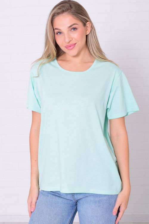Футболка женская 6-200б (ментол)