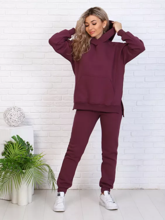 Костюм женский 64329 (бургундия)