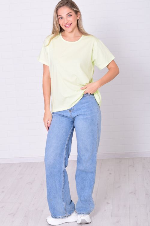 Футболка женская 6-200в (лайм)