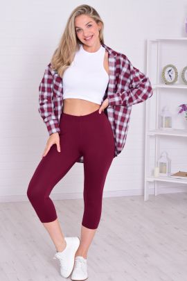 Бриджи женские 8-056е (бордо)