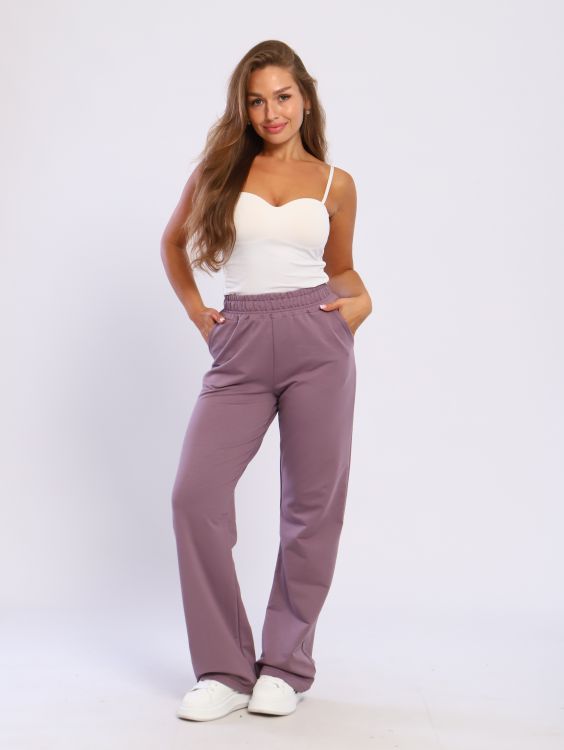 Брюки женские 8-047 (кофейно-серый)