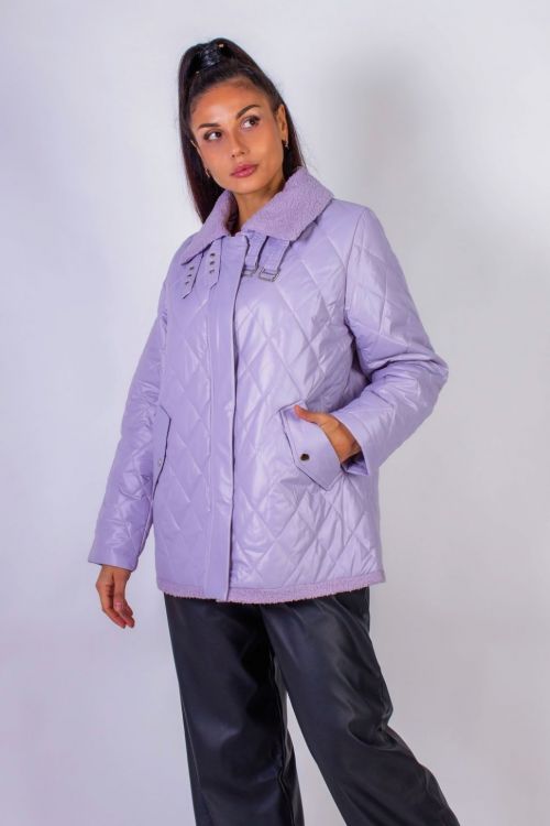 Куртка Авиатор 7035 демисезонная сиреневый последний размер