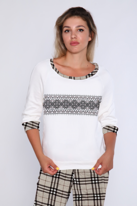 Женский домашний костюм с брюками 66