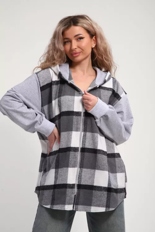 Рубашка толстовка на молнии женская РТЖКК-01