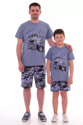 Пижама мужская 9-99 (индиго-меланж)