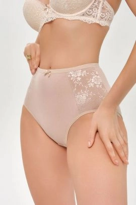 Набор трусов OIRO 39721 хлопковые с цветочным узором 3 шт