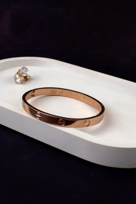 Стальной браслет Картье Love + Подарок