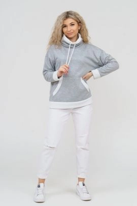  Толстовка женская Мобис (серый)