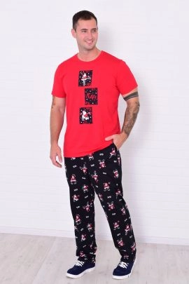 Пижама мужская 9-217 (красный)