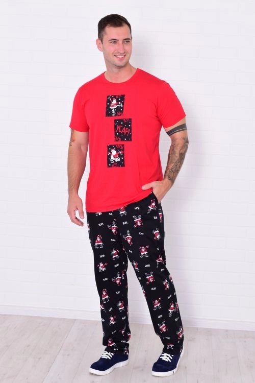 Пижама мужская 9-217 (красный)