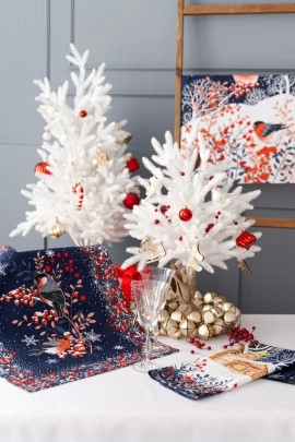 Набор полотенец для кухни Колядки 3шт