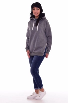 Толстовка женская 6-147г (темно-серый)
