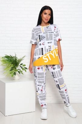 Костюм Стайл белый последний размер